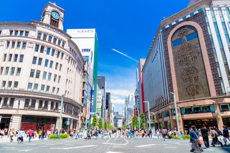 銀座　外観　街並み